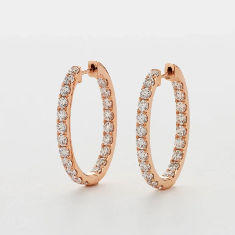 LA diamond hoops