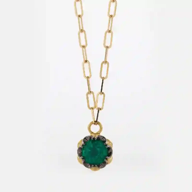 Santorini necklace, a jewel of colour